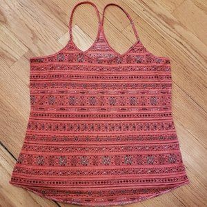 Urban Outfitters - Southwest Strappy Racerback Tank - Small (Cactus & Coral)